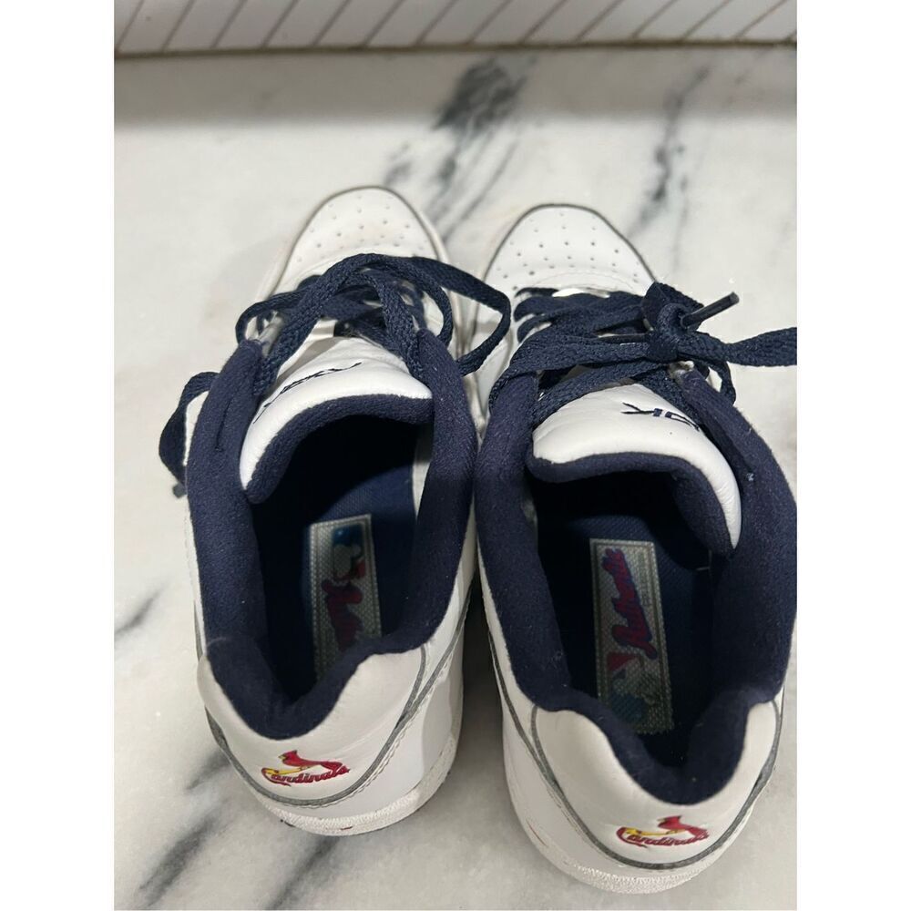 Rare Vintage Reebok MLB Clubhouse Cardinals Oversize Leather Shoes Men’s Size 6 - Picture 6 of 14